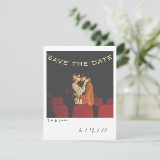 Instant Photo Sla de datum Kaart op (Staand voorkant)