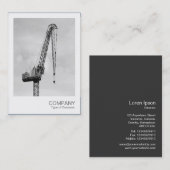 Instant Photo - Tower Crane Visitekaartje (Voorkant / Achterkant)