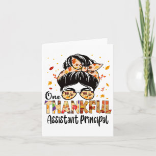 Instant Principal Een Dankbare Thanksgiving Herfst Kaart