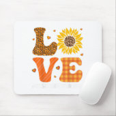 Instant Principal Love Herfst Pompoen Leopard Hall Muismat (Met muis)