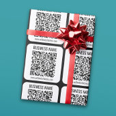 Instant QR-code (voer de URL van uw website in om  Cadeaupapier