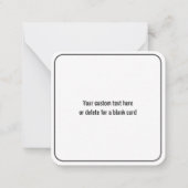 Instant QR-code (voer de URL van uw website in om  Notitiekaartje (Achterkant)