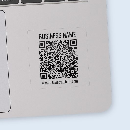 Instant QR-code (voer de URL van uw website in om  Sticker