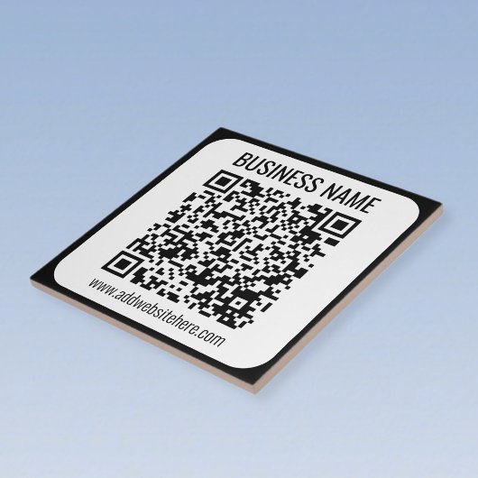 Instant QR-code (voer de URL van uw website in om  Tegeltje