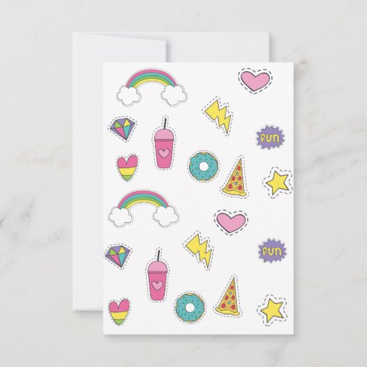 Instantané Camera Anniversaire Fête Invitation (Dos)