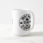 Instantané papa drôle Fête des pères Mug (Devant droit)