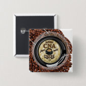 INSTANTE CNA GECERTIFICEERDE VERWEZENLIJKHEID VIERKANTE BUTTON 5,1 CM (Voorkant /achterkant)
