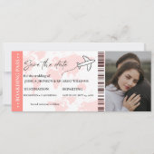 Instapass monogram save the date ticket (Voorkant)