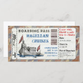 Instapassagiersbewijs cruiseschip (Voorkant / Achterkant)