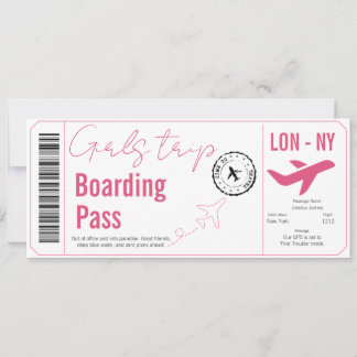 Instapassagiersticket verrassingsvlucht voor meide kaart