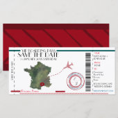 Instapboardingpas Save the Date (Voorkant / Achterkant)
