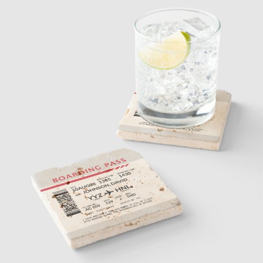 Instapkaart - Grijs Stenen Onderzetter (Zijkant)