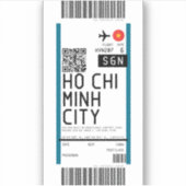 Instapkaart naar Sagon (SGN) Sticker (Voorkant)