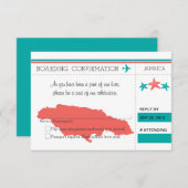 Instapkaart RSVP AAN JAMAÏCA (Voorkant / Achterkant)