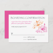 Instapkaart RSVP kaart (Voorkant / Achterkant)