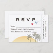 instapkaart RSVP kraftpapier Kaart (Voorkant / Achterkant)