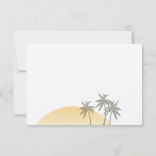 instapkaart RSVP kraftpapier Kaart (Achterkant)