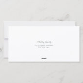 Instapkaart Sage QR Code Trouwbestemming Feestdagenkaart (Achterkant)