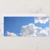 Instapkaart Sla de datumtickets op met Sky Cloud Save The Date (Achterkant)