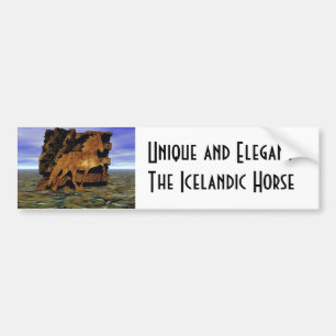 Instellen in steen bumpersticker