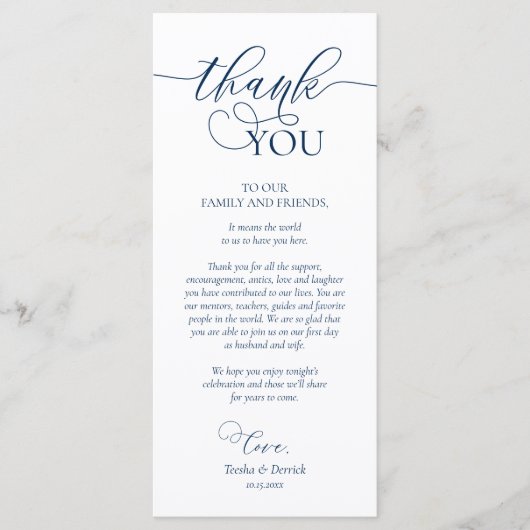 Instelling in de binnenplaats Hartelijk dank, Navy Programma (Voorkant)