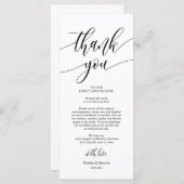 Instelling van de binnenplaats Dank u voor de kall Programma (Voorkant / Achterkant)