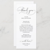 Instelling van de binnenplaats Dank u voor uw kall Programma (Voorkant / Achterkant)