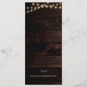 Instelling van de eetplek Dank u wel, Rustic Kraft Programma (Achterkant)