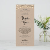 Instelling van de eetplek Dank u wel, Rustic Kraft Programma (Staand voorkant)