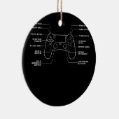 Instellingen voor Epic Video Game Controller Fundi Keramisch Ornament (Rechts)