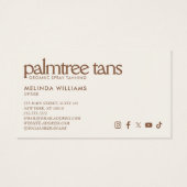 Institut de bronzage Palm Shadow, Boutique, Spa (Dos)