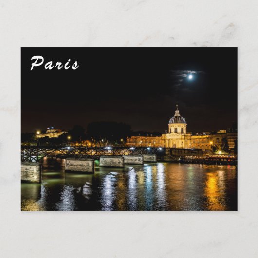 Institut de France en Pont des Arts - Parijs Briefkaart (Voorkant)