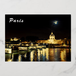 Institut de France en Pont des Arts - Parijs Folie Feestdagenkaart