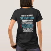Institutional Servitude Women's T-shirt (Achterkant)