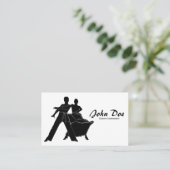 Instructeur Danse Salle de bal Salsa Carte de visi (Debout devant)