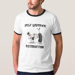 Instructeur d'autodéfense du T-shirt   des hommes