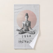 Instructeur de méditation Yoga Reiki Master Lotus (Serviette à main)
