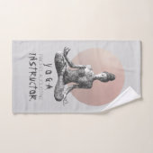 Instructeur de méditation Yoga Reiki Master Lotus  (Serviette à main)