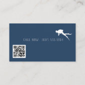 Instructeur de plongée | Frogman | Carte de visite (Dos)