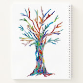 Instructeur de yoga Arbre de vie Carnet spiral (Dos)