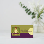 Instructeur de yoga Carte de visite (Debout devant)