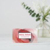 Instructeur de Yoga Carte de visite de couleur de  (Debout devant)