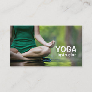 Instructeur de yoga, Carte de visite de méditation
