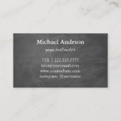 Instructeur de Yoga Carte de visite de style Vinta (Dos)