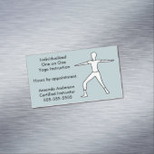 Instructeur de Yoga Carte de visite Magnet (In Situ)