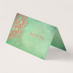 Instructeur de Yoga Carte de visite Mandala