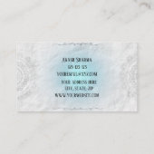 Instructeur de yoga Chakra Mandala Carte de visite (Dos)