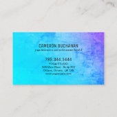 Instructeur de Yoga et Carte de visite de Reiki Ma (Dos)