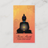 Instructeur de yoga et cartes de visite principaux (Devant)