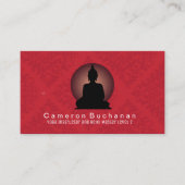 Instructeur de yoga et cartes de visite principaux (Devant)